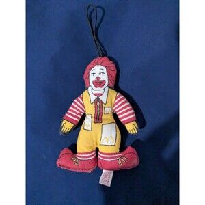 vintage 1985 McDonalds Ronald McDonald plush small promotional ornament figure